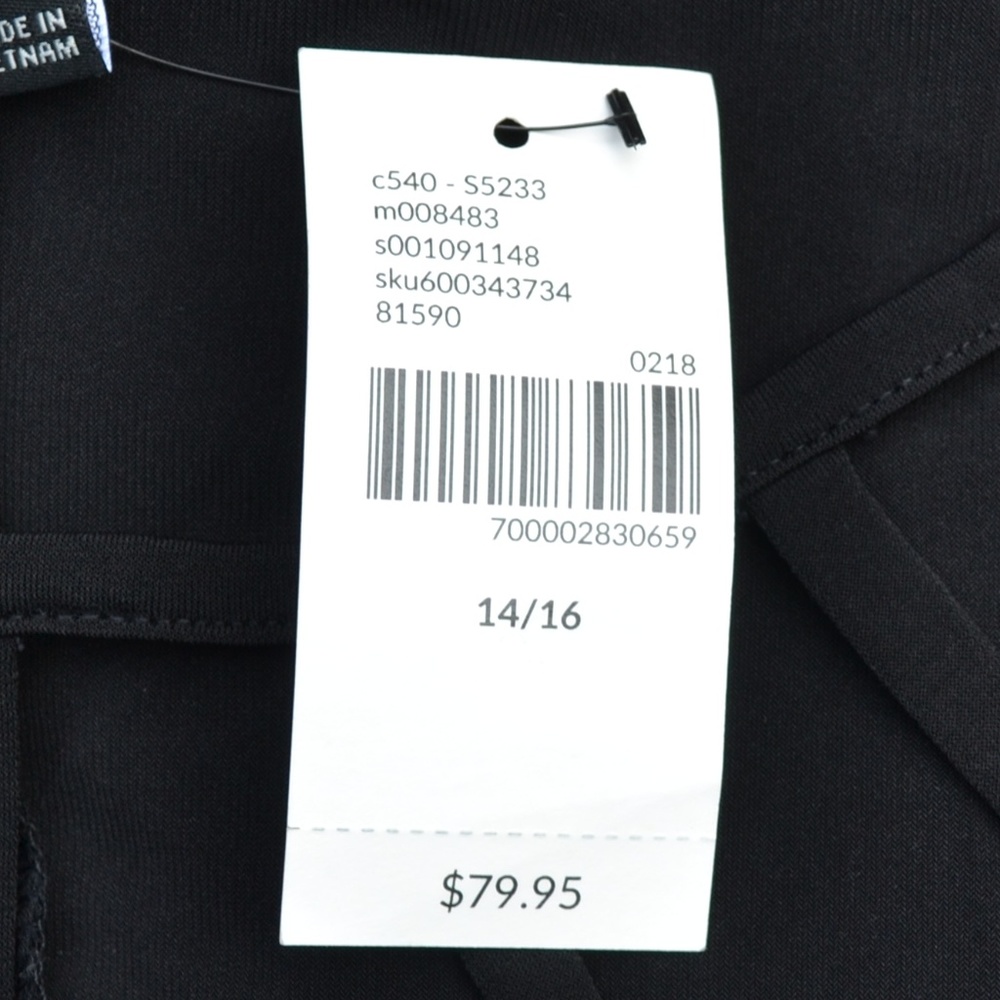 NWT Lane Bryant 14/16 Cage Front Black Maxi Dress - Picture 4 of 5